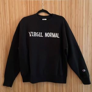 Virgil Normal Champion Crewneck Sweatshirt